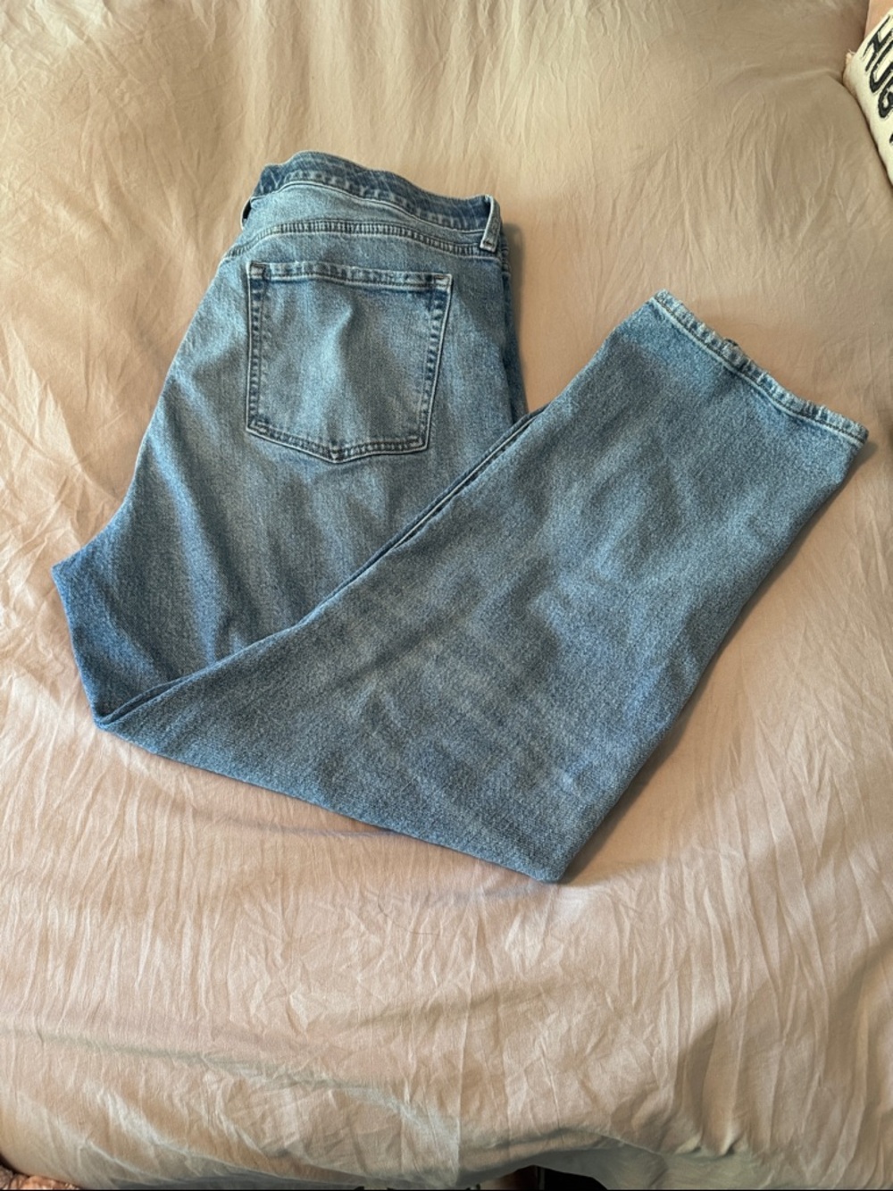 torrid Light Wash High-Rise Straight Denim